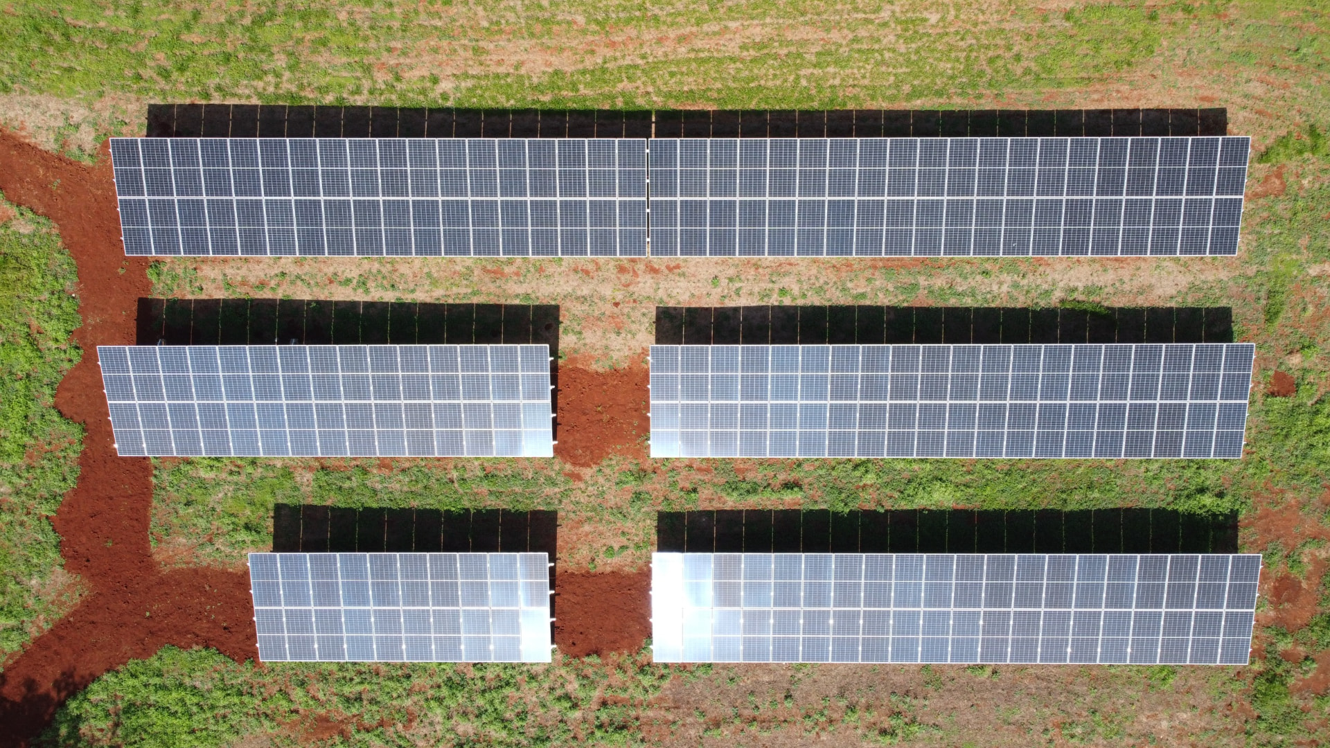 Usina solar em solo instalada pela Raytech em Araras/SP